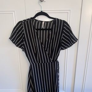 Striped Tie dress